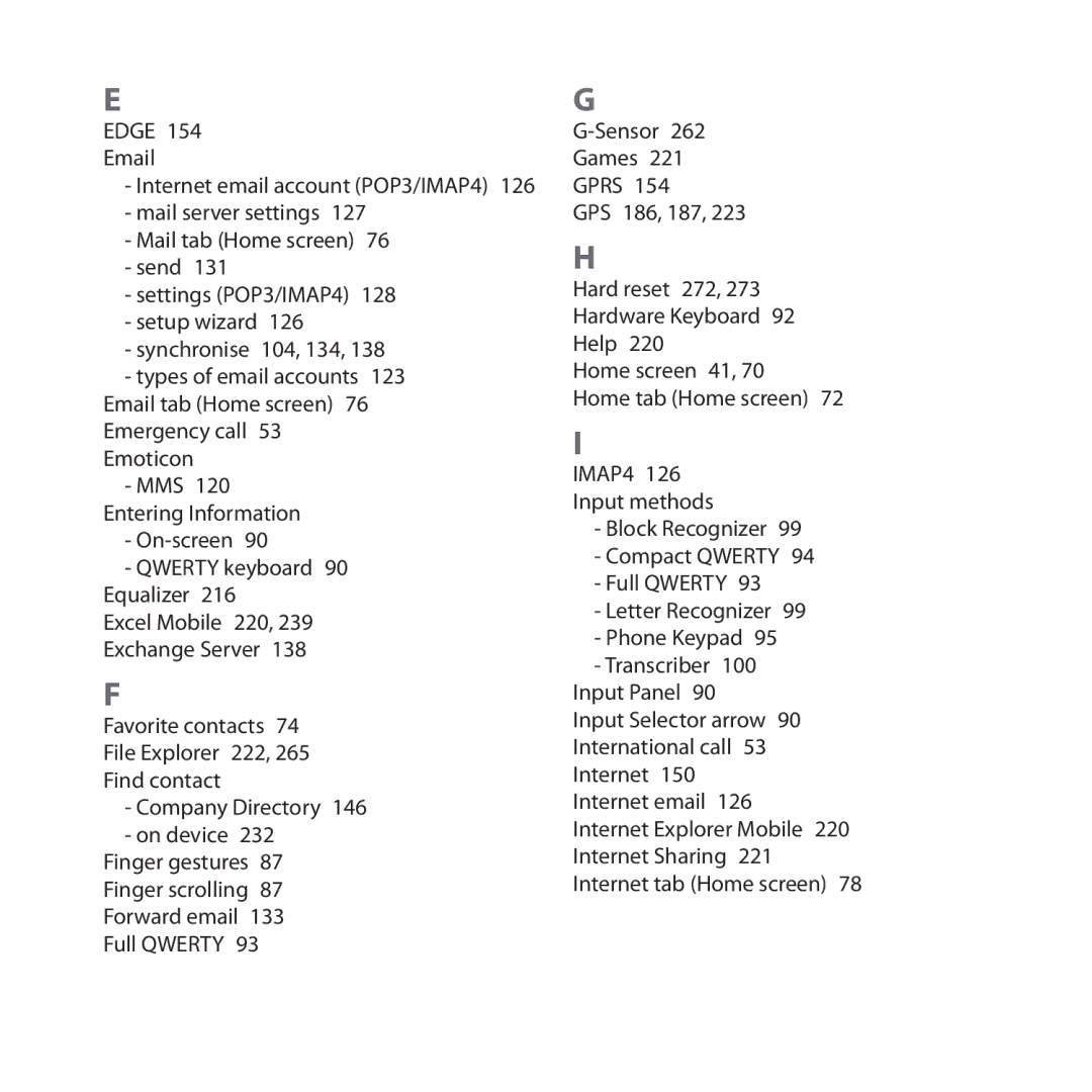 HTC FUZE user manual Edge  